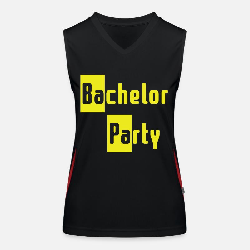 Bachelor Party Funktionelles Kontrast-Tank Top für Frauen