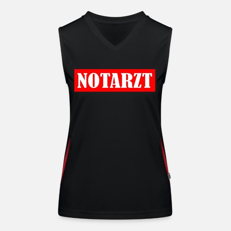 Notarzt Funktionelles Kontrast-Tank Top für Frauen
