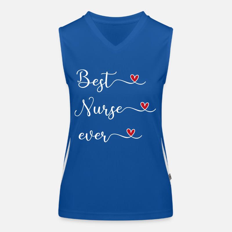 Krankenschwester Funktionelles Kontrast-Tank Top für Frauen