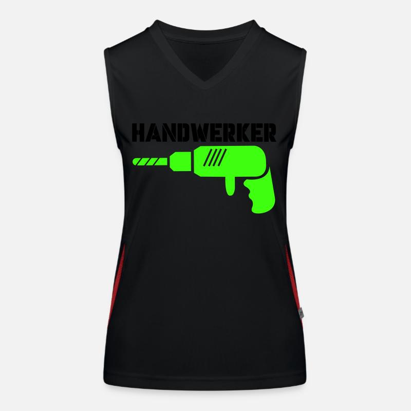 handwerker Funktionelles Kontrast-Tank Top für Frauen