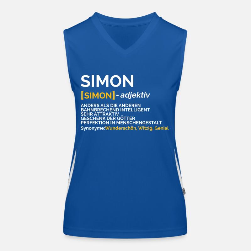 Simon Funktionelles Kontrast-Tank Top für Frauen