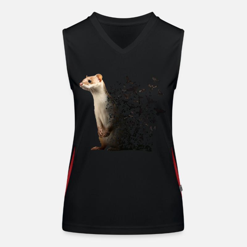 Wiesel Funktionelles Kontrast-Tank Top für Frauen