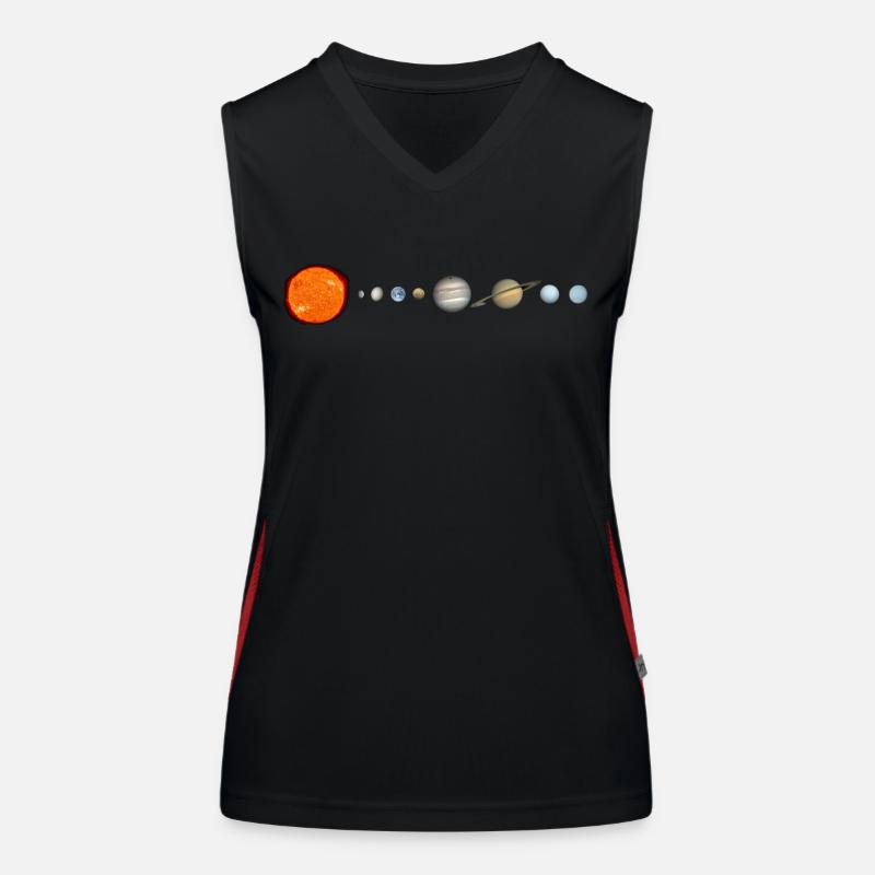 Solar System Women's Functional Contrast Tank Top