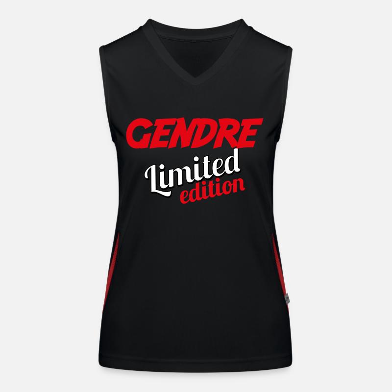 GENDRE LIMITED EDITION Débardeur respirant contrasté Femme