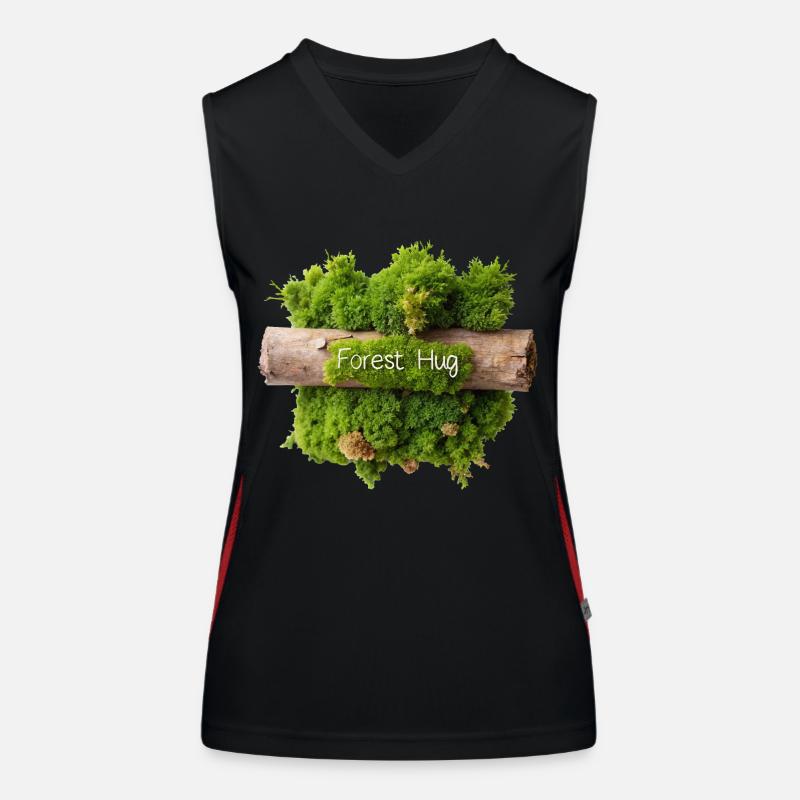 MOUSSE, CÂLIN DE FORÊT Débardeur respirant contrasté Femme