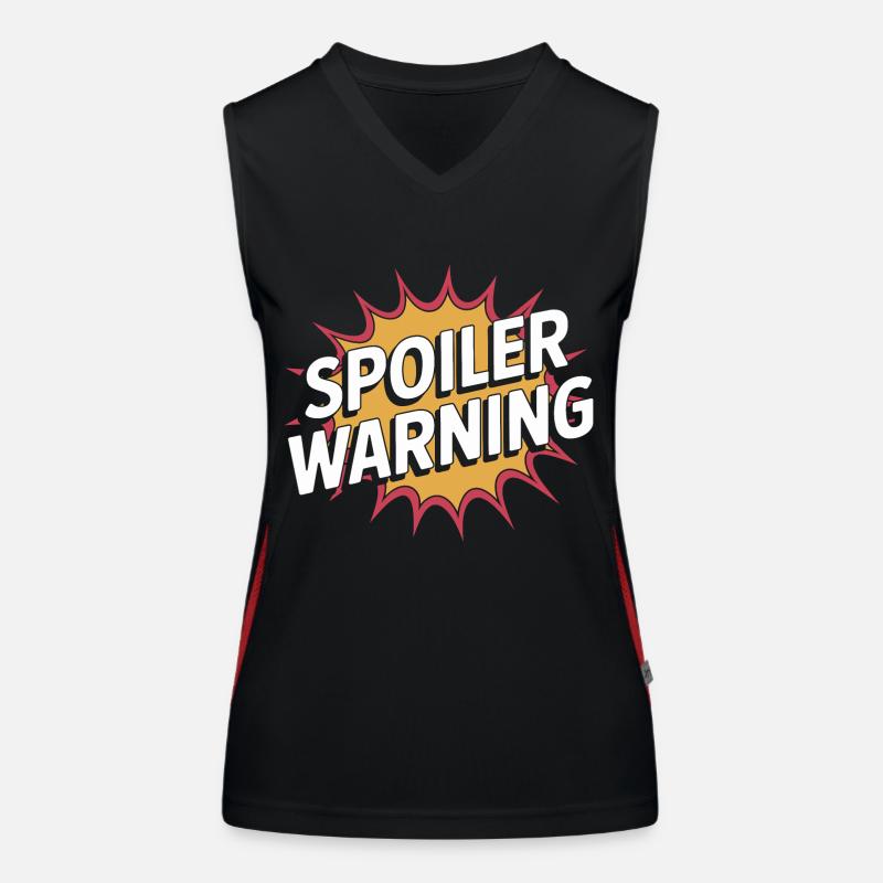 Spoiler Warning Débardeur respirant contrasté Femme