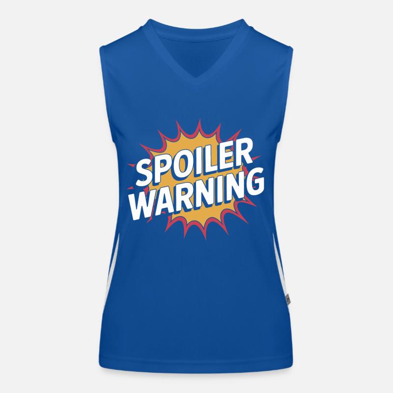 Spoiler Warning Débardeur respirant contrasté Femme