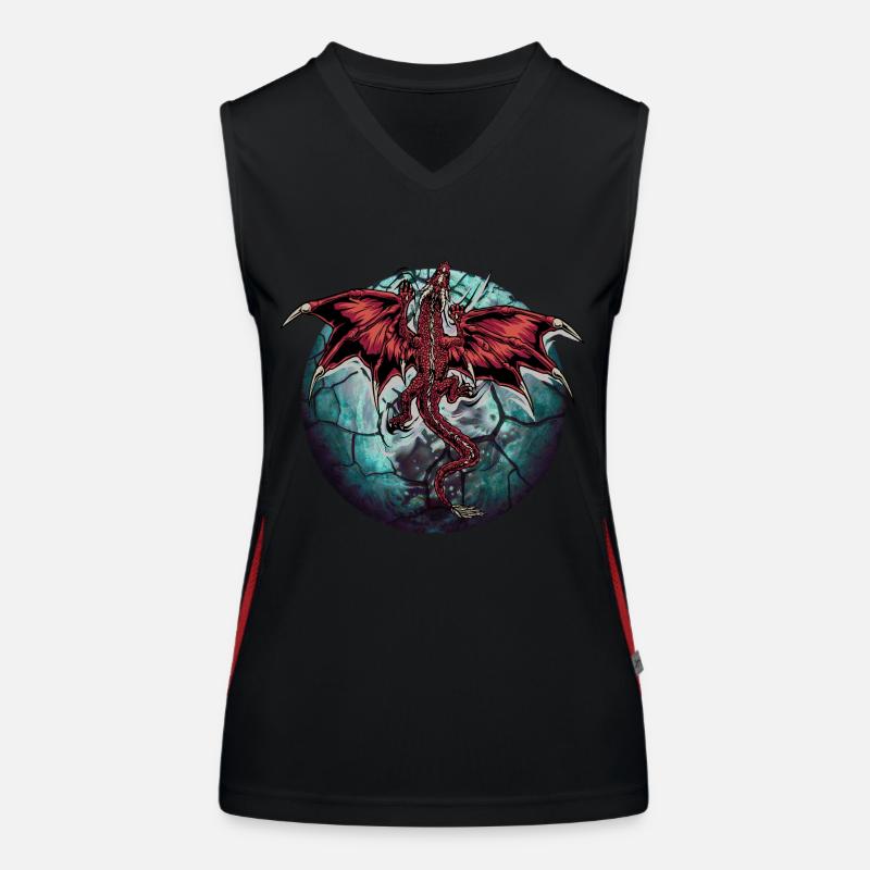 Planet Dragon Dragon Women's Functional Contrast Tank Top