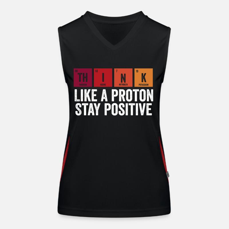Physique Positif Séjour Fun Débardeur respirant contrasté Femme