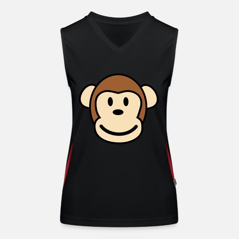 Happy Monkey Glücklicher Affe Women's Functional Contrast Tank Top