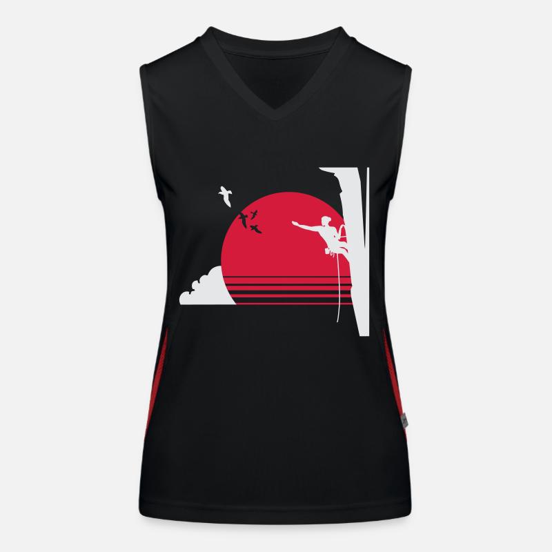 Climber Funktionelles Kontrast-Tank Top für Frauen