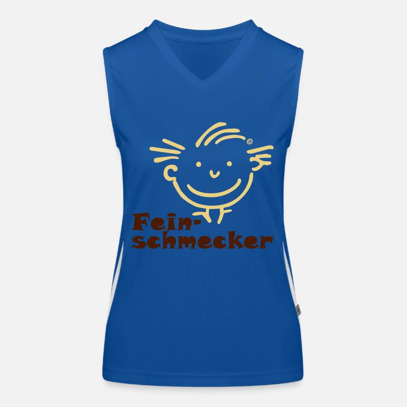 Feinschmecker Junge Funktionelles Kontrast-Tank Top für Frauen