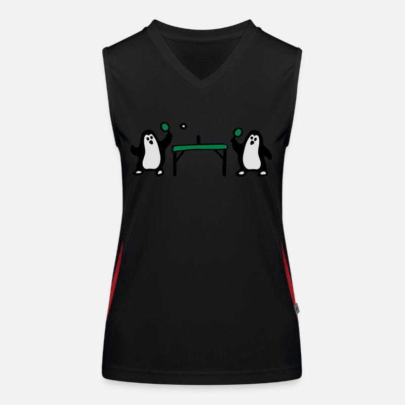 Penguin Table Tennis 3 Women's Functional Contrast Tank Top