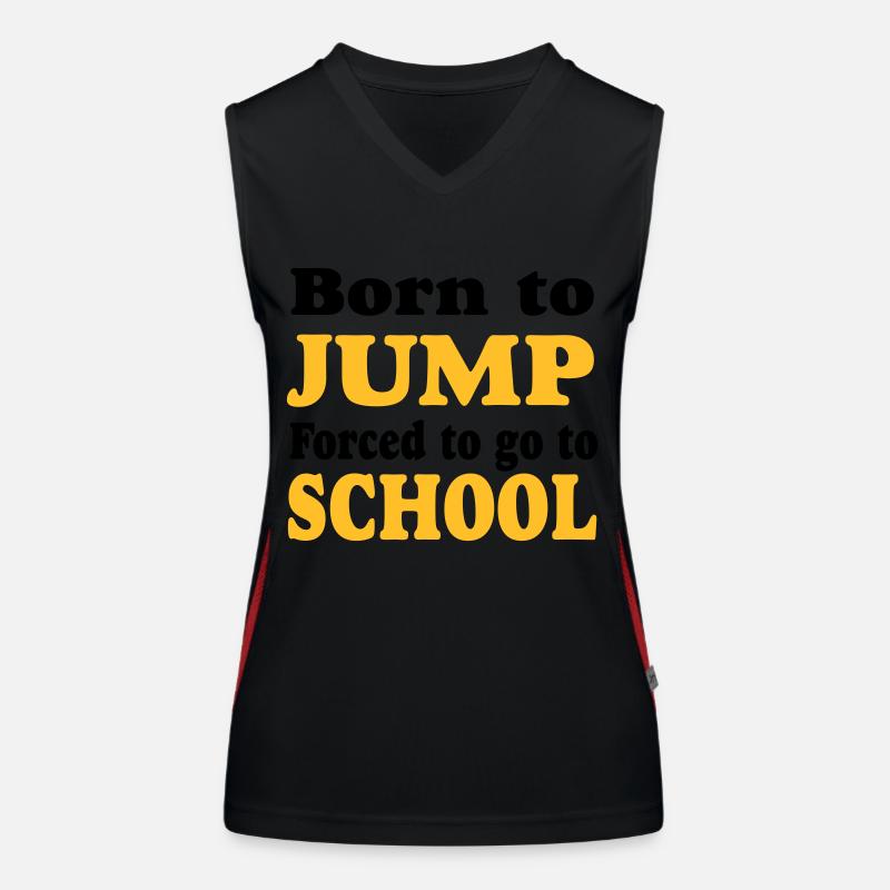 Weitsprung - Hochsprung Funktionelles Kontrast-Tank Top für Frauen