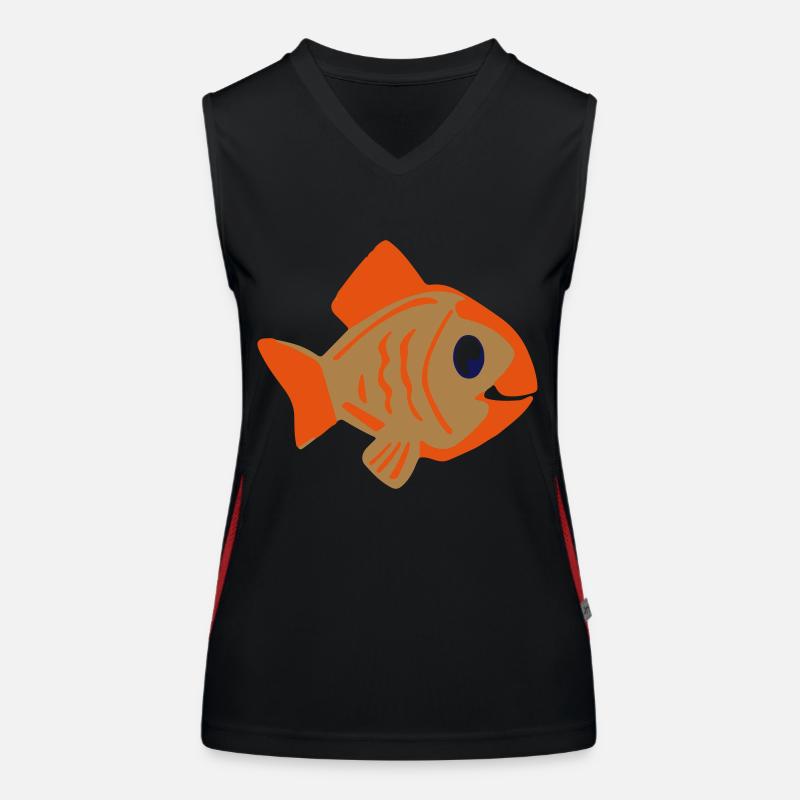 Poisson Débardeur respirant contrasté Femme