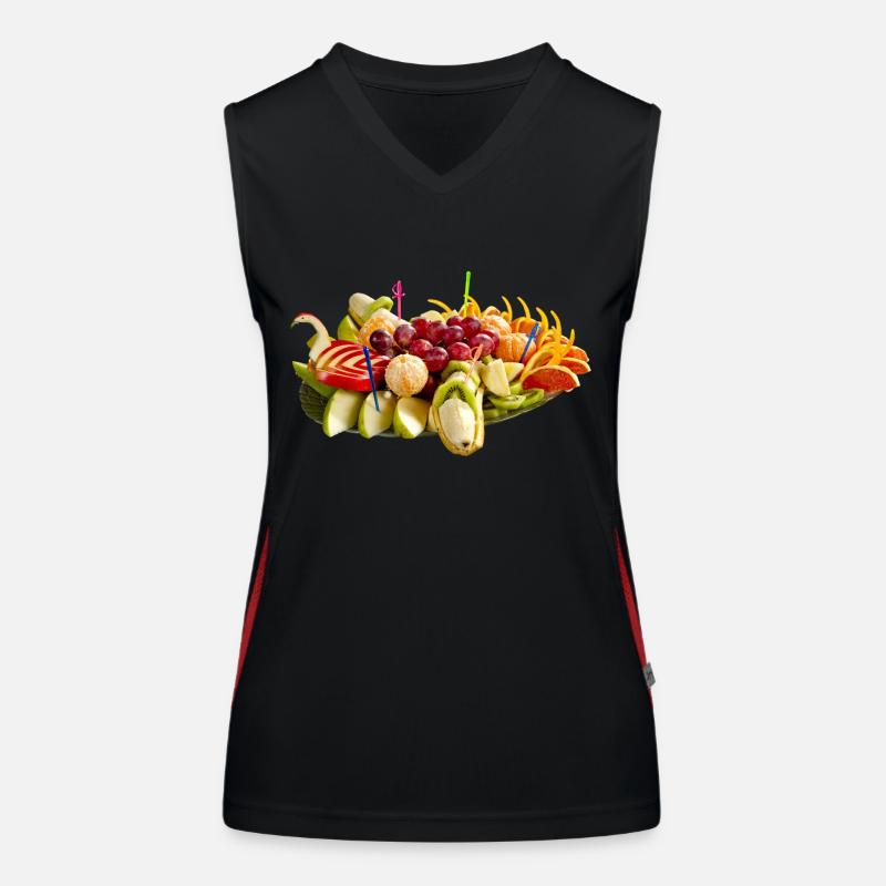 Leckeres Obst Funktionelles Kontrast-Tank Top für Frauen