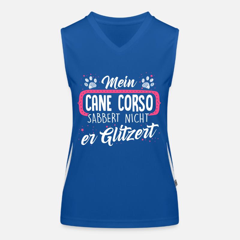 CANE-CORSO - sabber Funktionelles Kontrast-Tank Top für Frauen