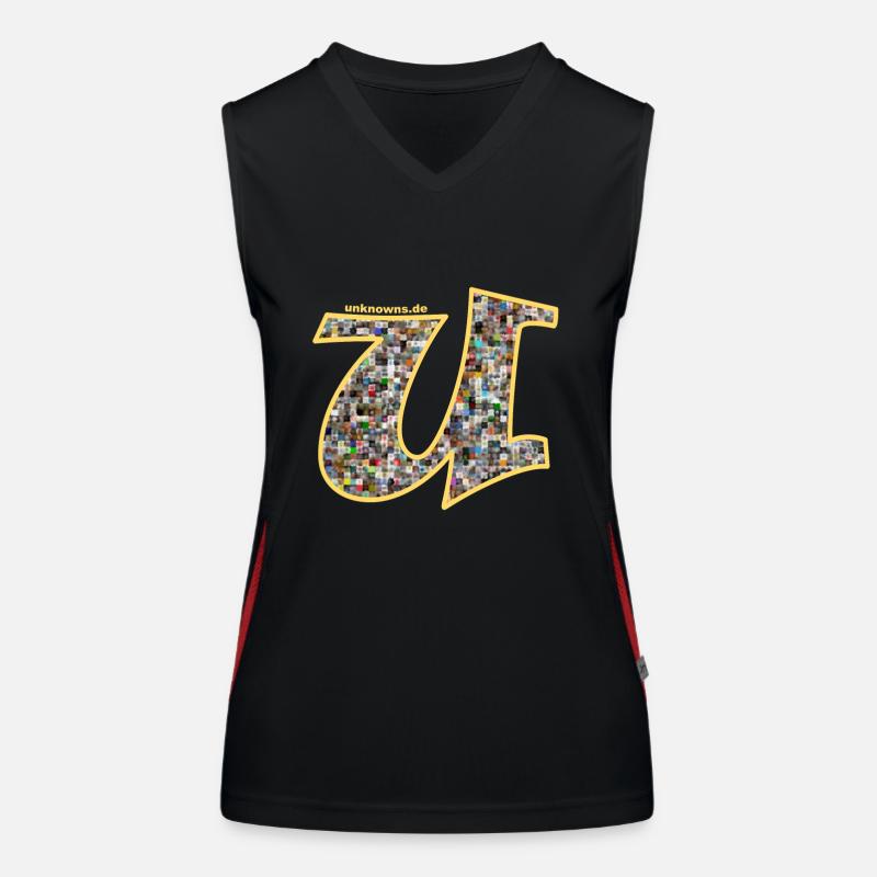 unknowns.de yellow avatar Funktionelles Kontrast-Tank Top für Frauen