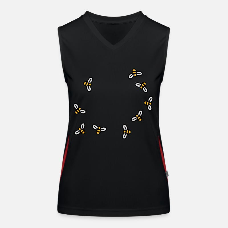 Bees Women's Functional Contrast Tank Top
