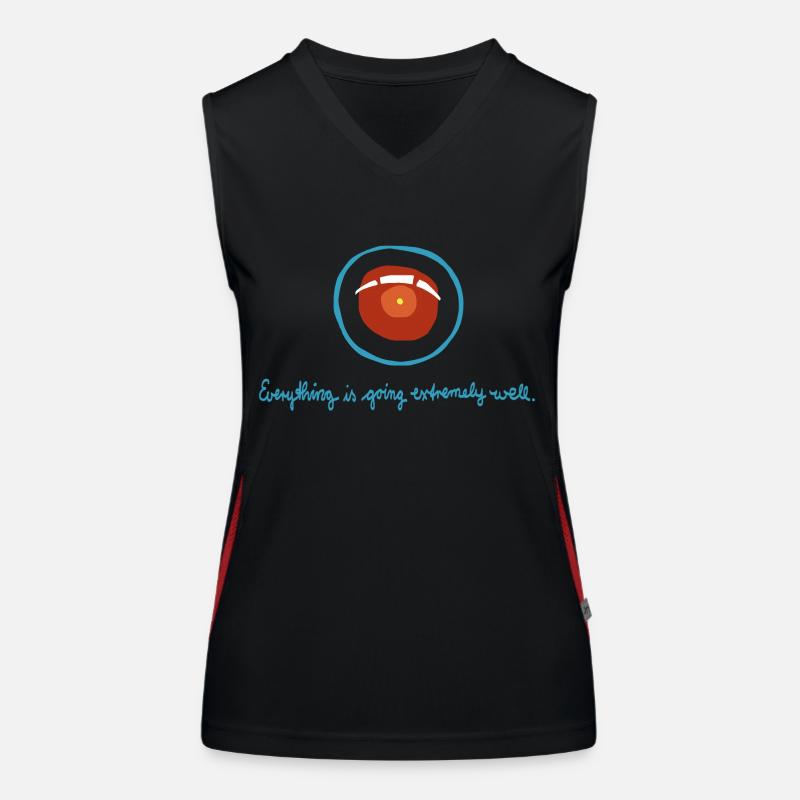 HAL Everything is going extremely well Funktionelles Kontrast-Tank Top für Frauen