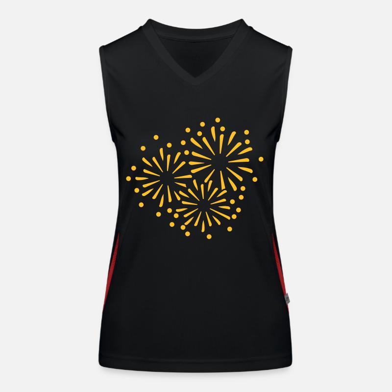 Feu d'artifice Débardeur respirant contrasté Femme