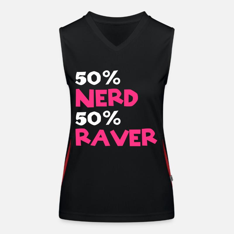 Nerd Raver Débardeur respirant contrasté Femme