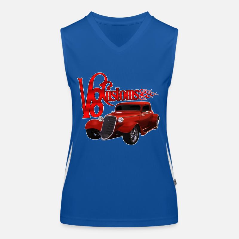 V8 Customs Débardeur respirant contrasté Femme
