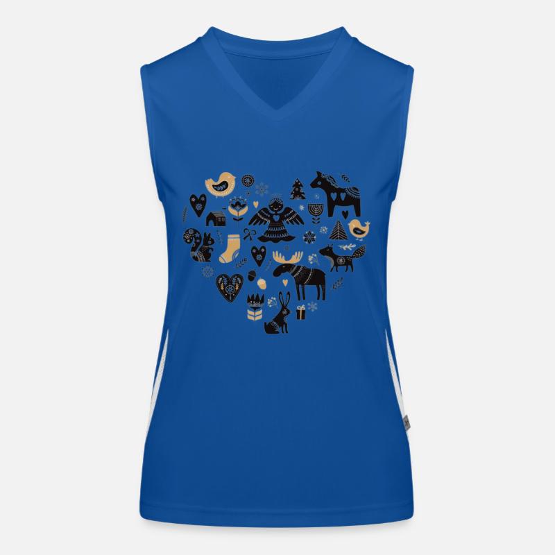 Schweden Funktionelles Kontrast-Tank Top für Frauen