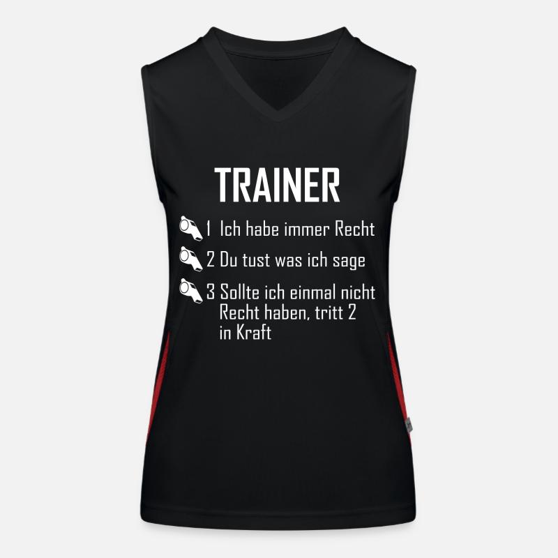 Trainer Funktionelles Kontrast-Tank Top für Frauen