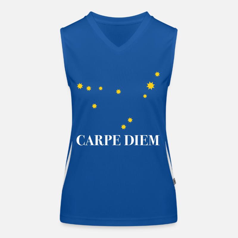 Carpe Diem utilise la constellation du jour Capricorne Deneb Débardeur respirant contrasté Femme