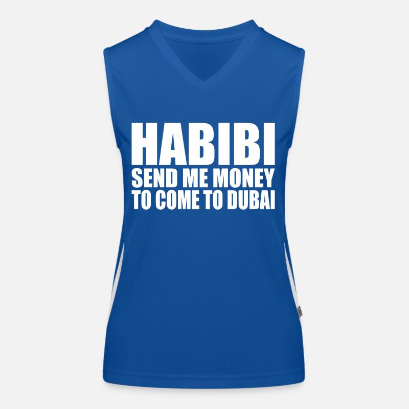 habibi come to dubai Débardeur respirant contrasté Femme