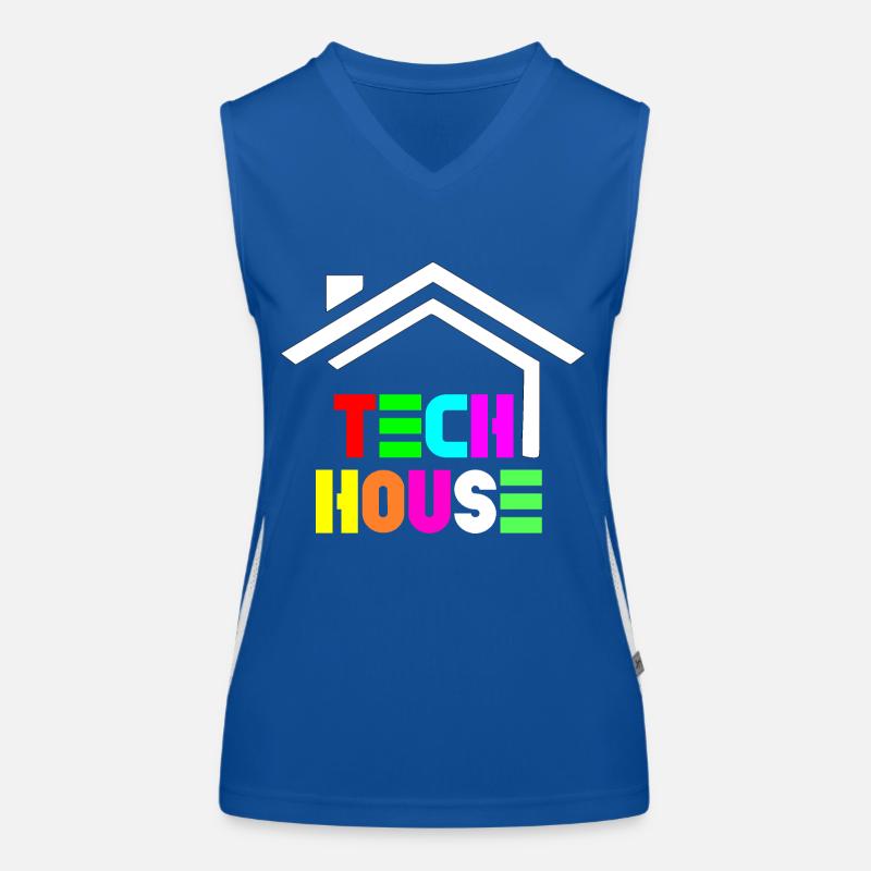 tech house Women's Functional Contrast Tank Top