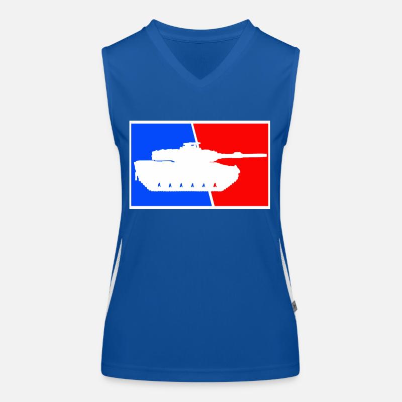 German Leopard 2 Panzer Funktionelles Kontrast-Tank Top für Frauen