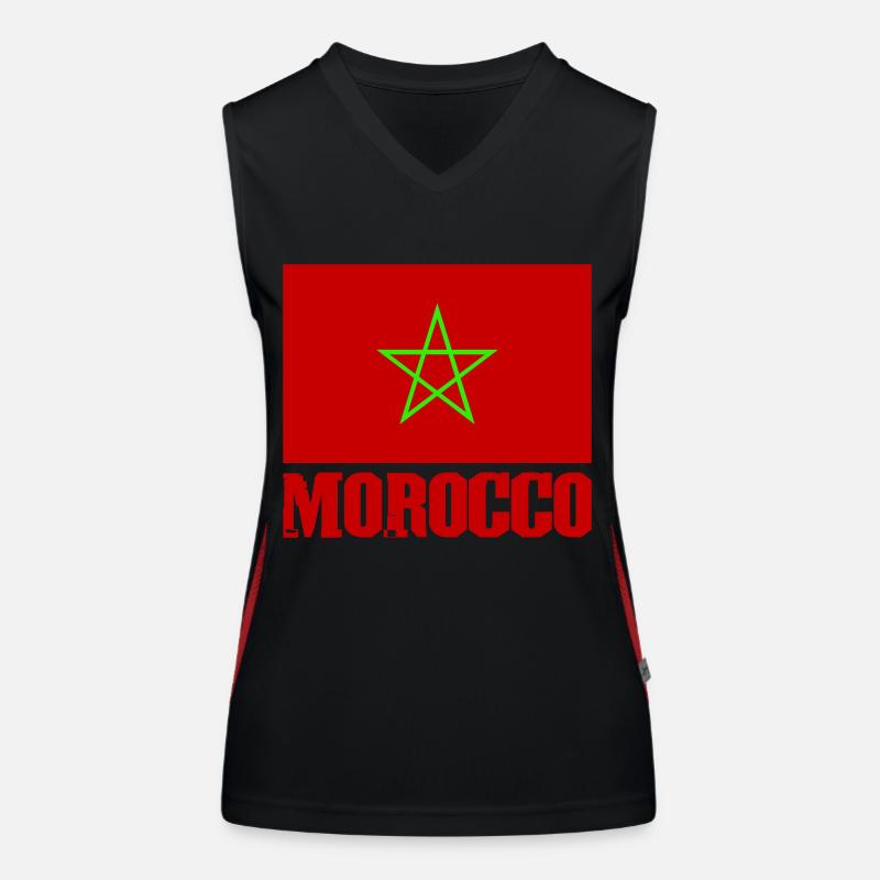 Maroc Débardeur respirant contrasté Femme