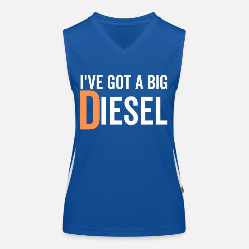 Ich habe einen großen Diesel Funktionelles Kontrast-Tank Top für Frauen