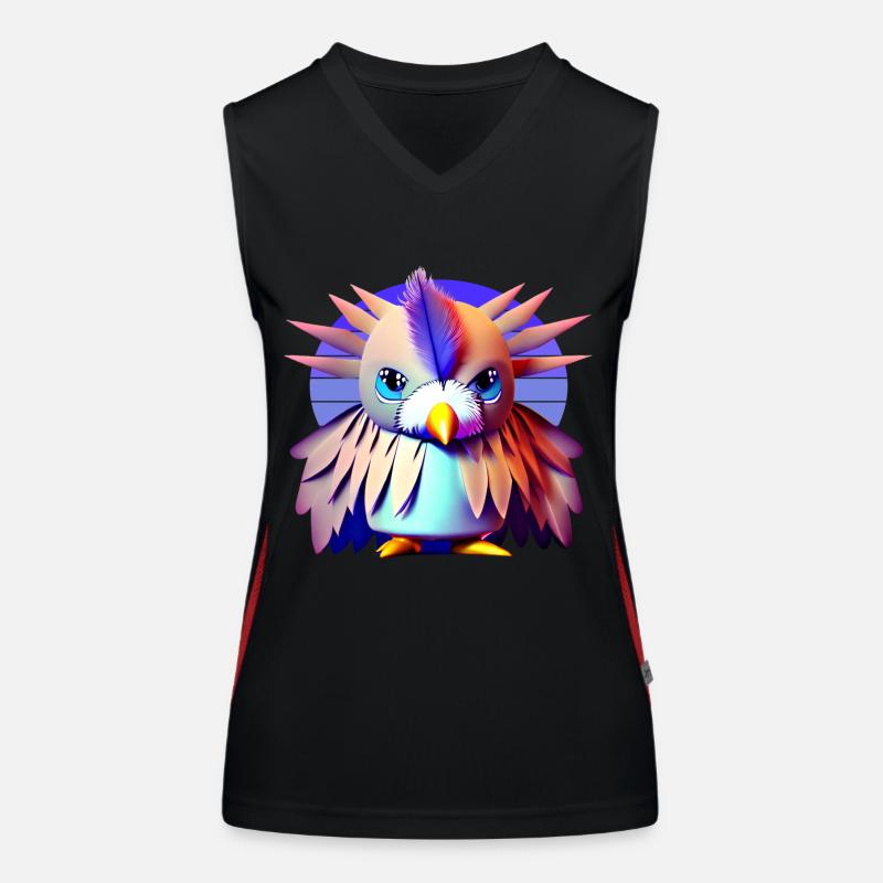 Polygon Bird Women's Functional Contrast Tank Top