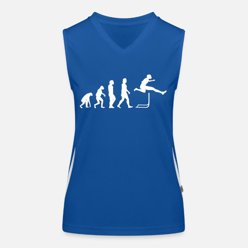Hürdenlauf Leichtathletik Geschenk Hürdenläufer Funktionelles Kontrast-Tank Top für Frauen