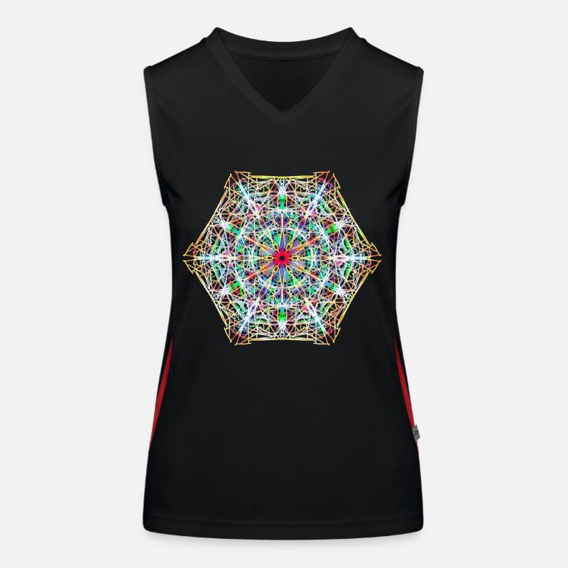 Muster bunt Geschenk Funktionelles Kontrast-Tank Top für Frauen