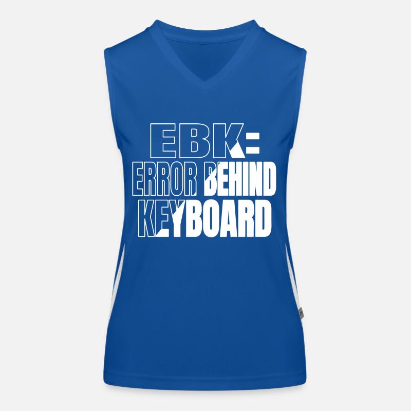 funny sayings glitch hack out gift idea birthday Funktionelles Kontrast-Tank Top für Frauen