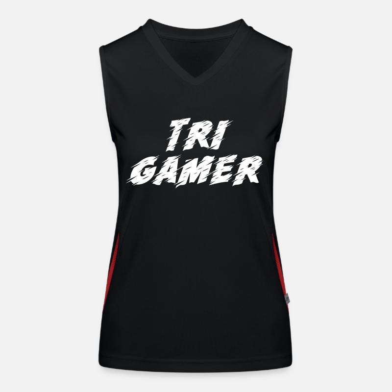 Game Gaming PC Women's Functional Contrast Tank Top