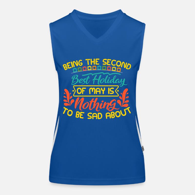BESTER URLAUB IM MAI IST NICHTS Funktionelles Kontrast-Tank Top für Frauen