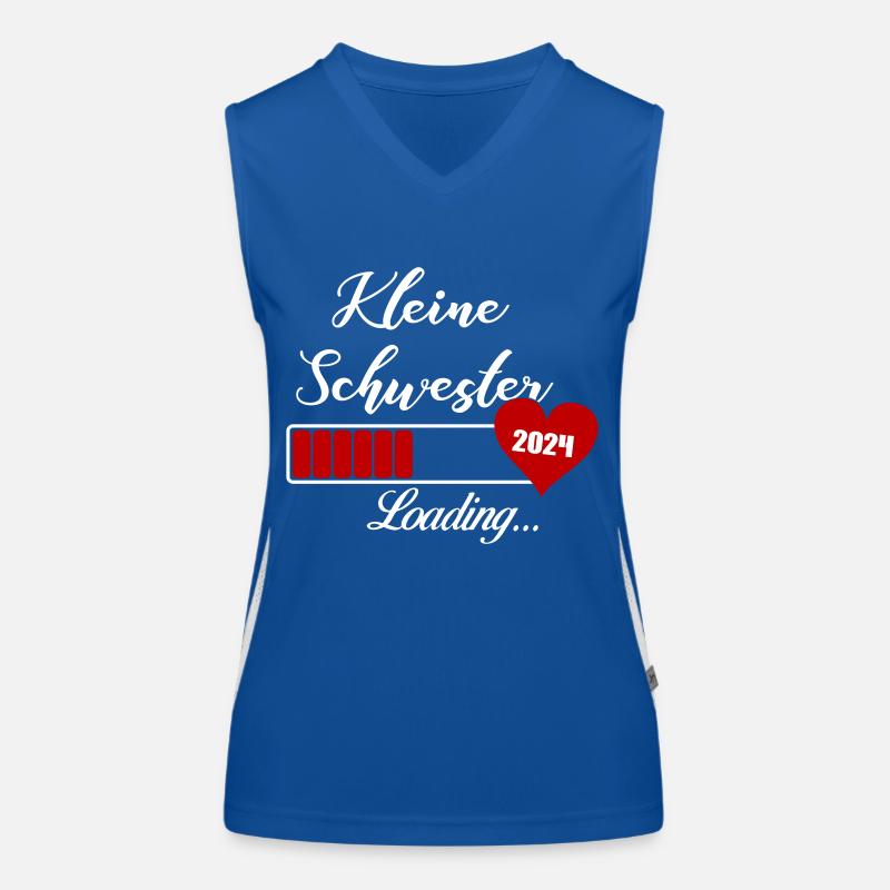 kleine schwester loading 2024 Funktionelles Kontrast-Tank Top für Frauen
