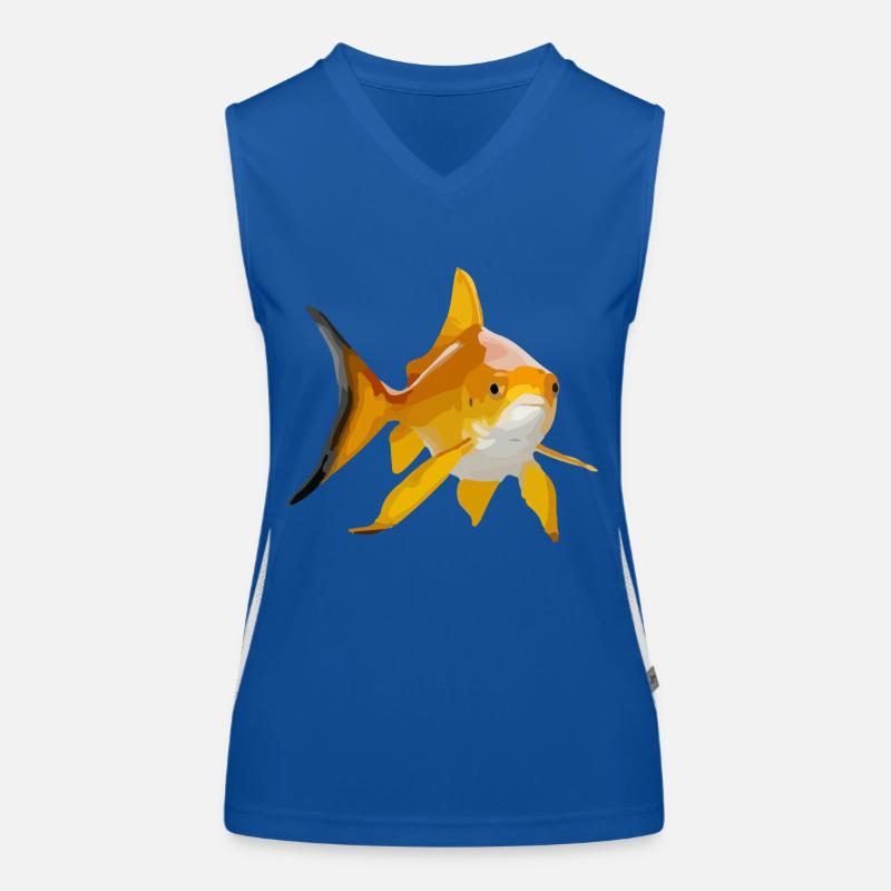 Goldfisch Funktionelles Kontrast-Tank Top für Frauen