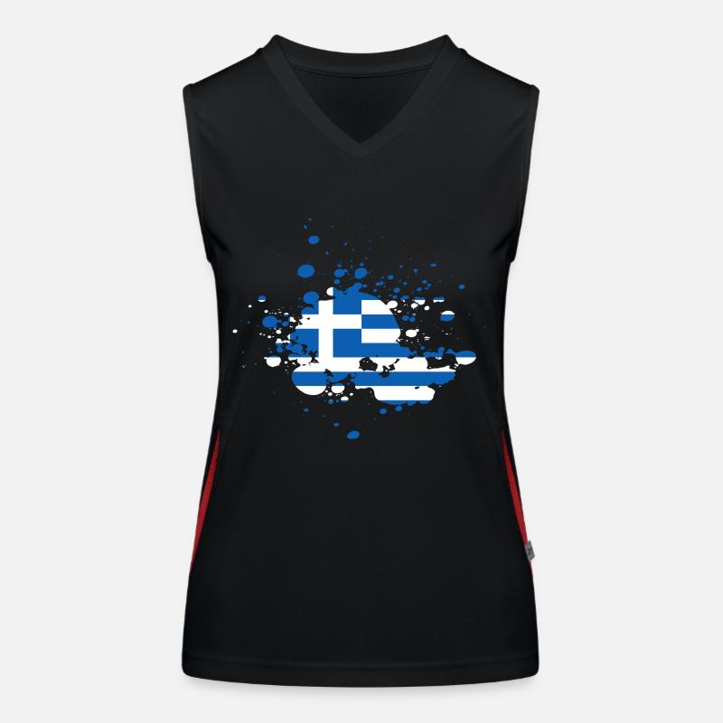 Grèce Débardeur respirant contrasté Femme