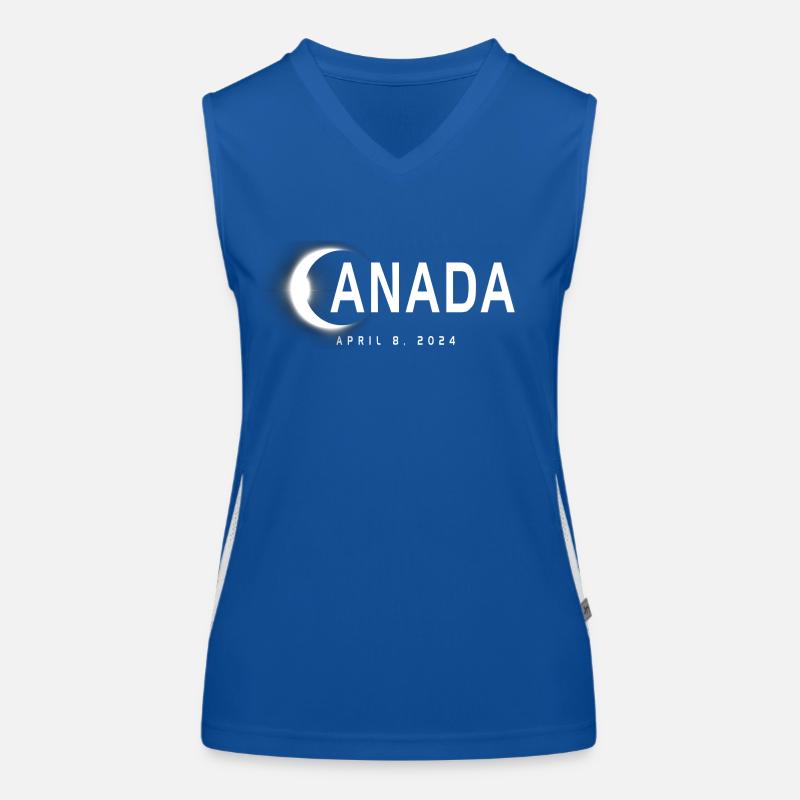 Canada 2024 Eclipse Souvenir 8 avril 2024 Débardeur respirant contrasté Femme