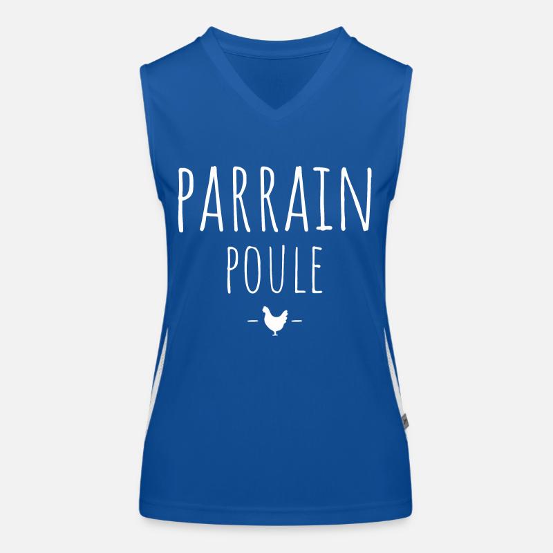 parrain poule / cadeau humour parrain Débardeur respirant contrasté Femme