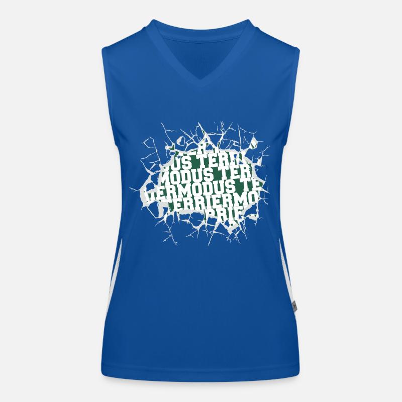 lieben statement schäferhund cool lustiger spruch Funktionelles Kontrast-Tank Top für Frauen