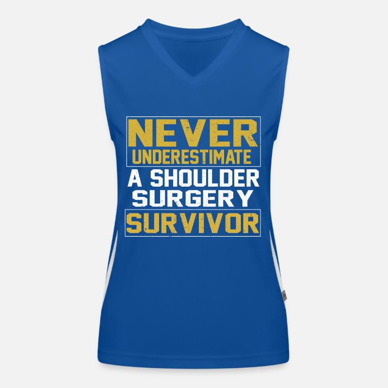 Shoulder Surgery Shoulder Replacement Post Surgery Women's Functional Contrast Tank Top