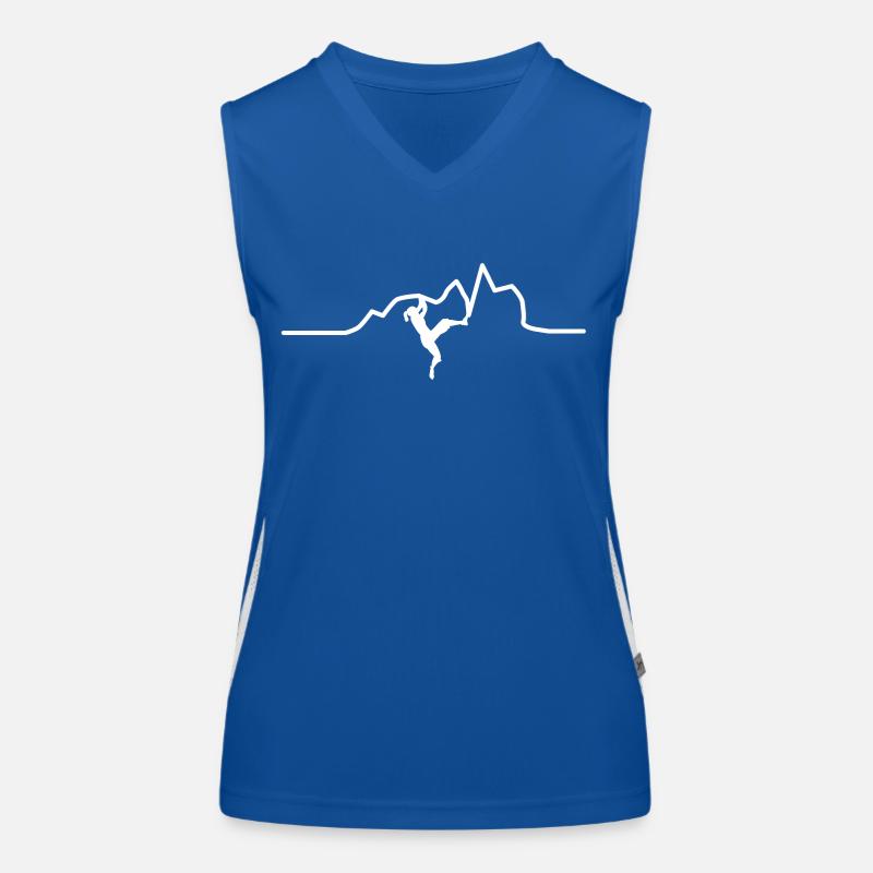 Bouldern Funktionelles Kontrast-Tank Top für Frauen