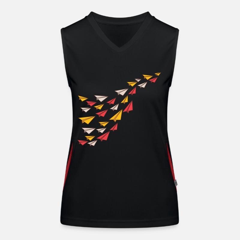 Papir fly Funktionel kontrast tanktop til damer